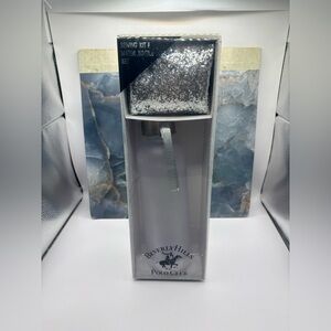BEVERLY HILLS Polo Club Water sewing set Bottle Pouch Gift Set Bright silver